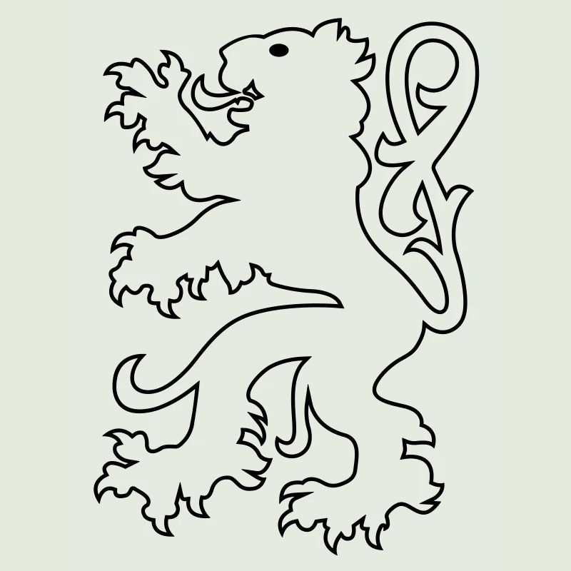 White lion de