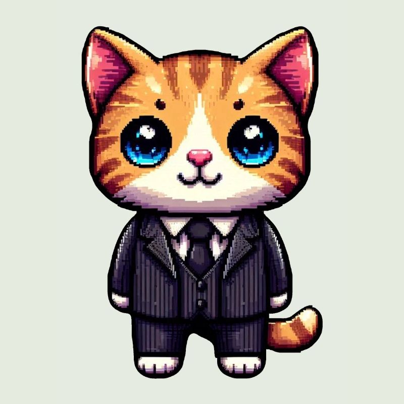 Pixel Art Cat