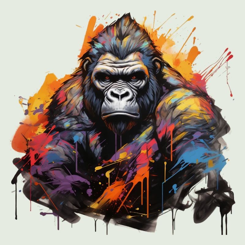 Stoic Gorilla. Graffiti-style wisdom.