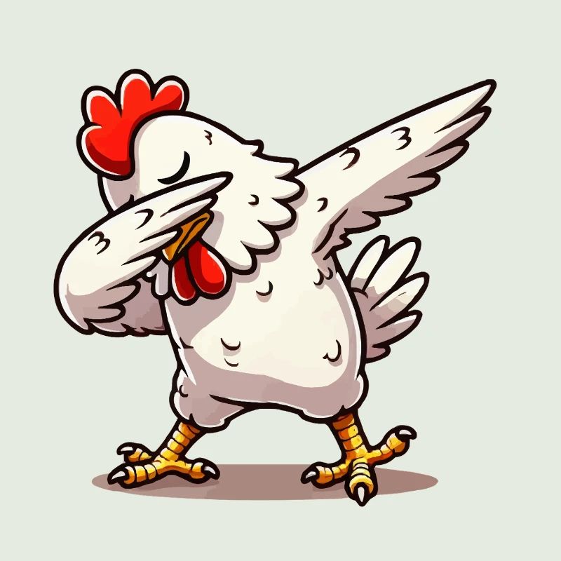 dabbing chicken