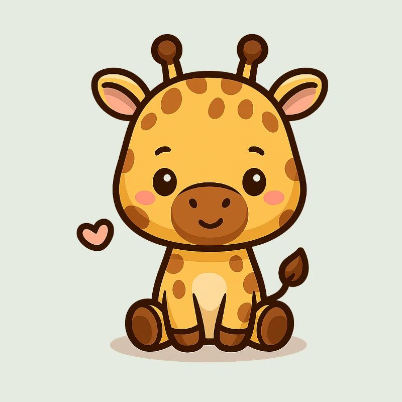 Little Giraffe – Cute & Friendly