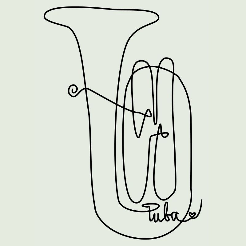 one line tuba