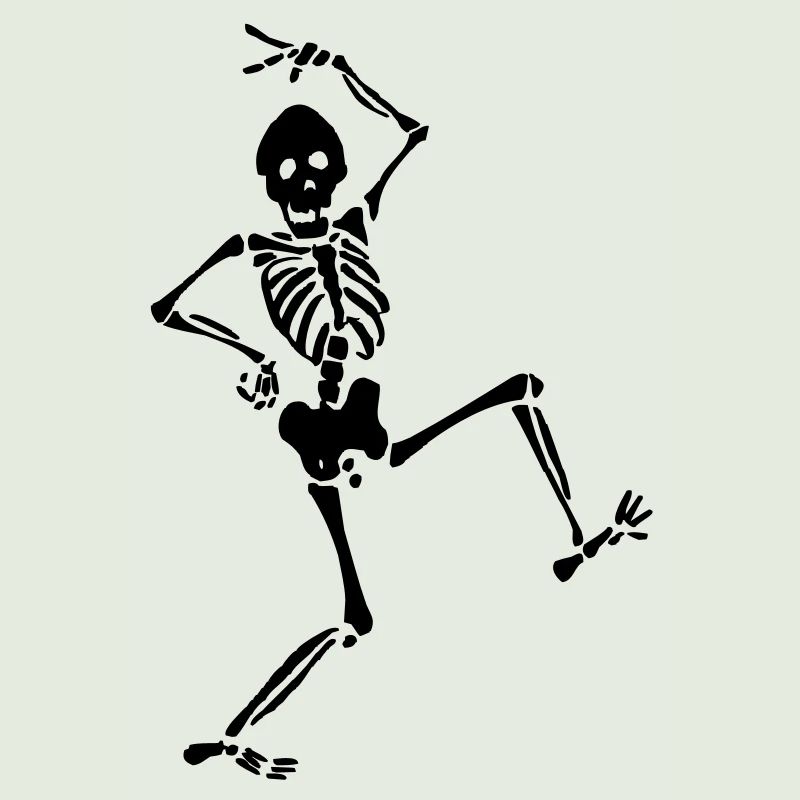 Dancing skeleton