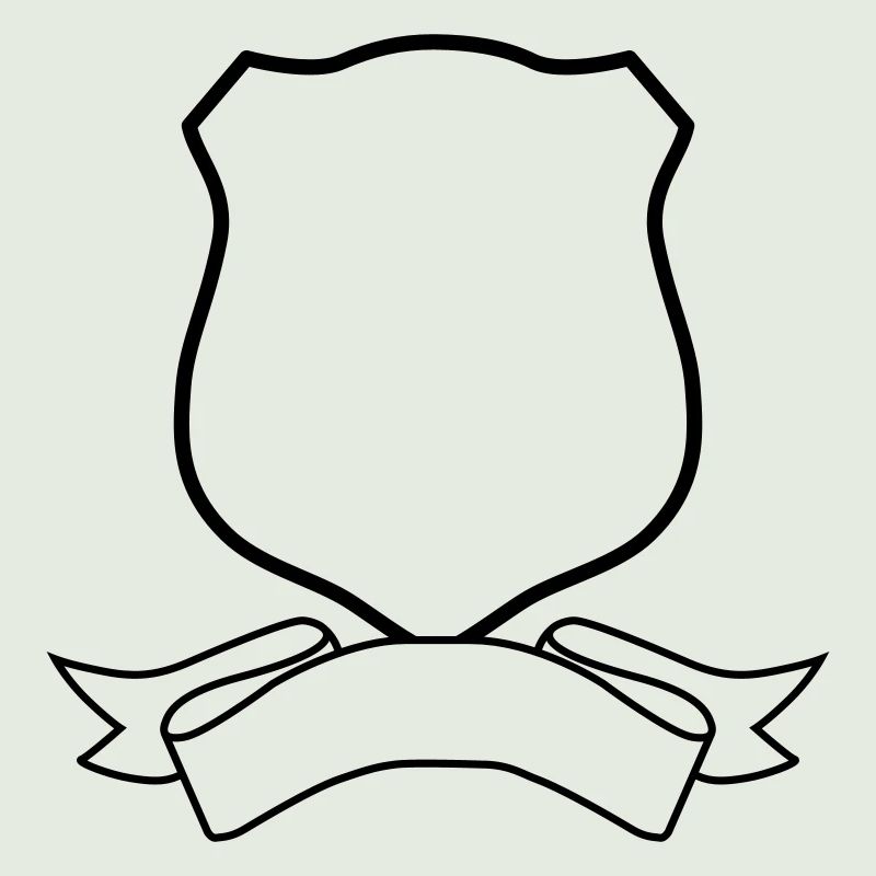 Badge and scroll