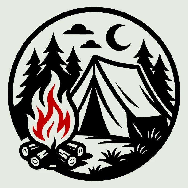 Camping Zelt Wald