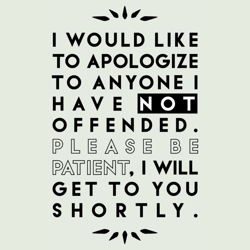 apologize.