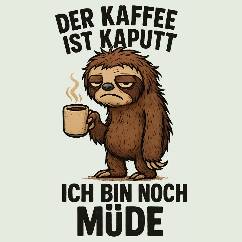 The coffee is broken I'm still tired