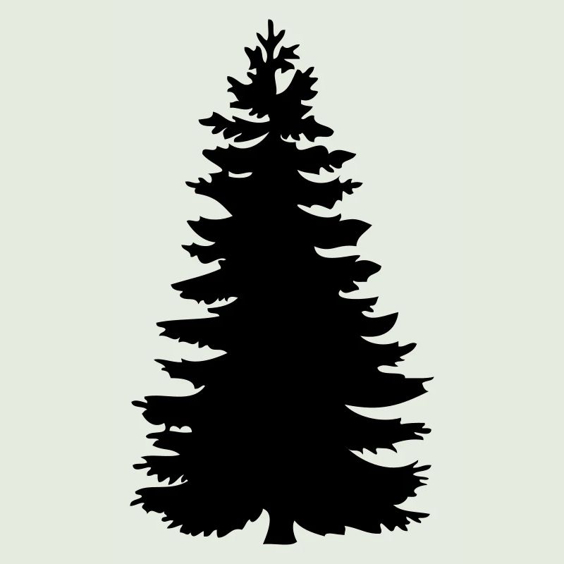 if shade outlined, nature, silhouette, forest,