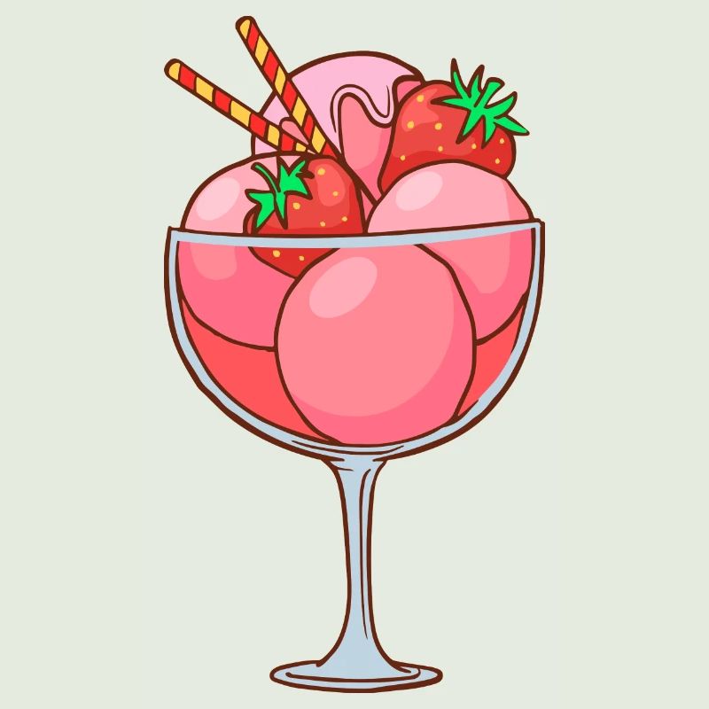 Eis Speiseeis Eiskrem Eiscreme Kugeleis Eisbecher