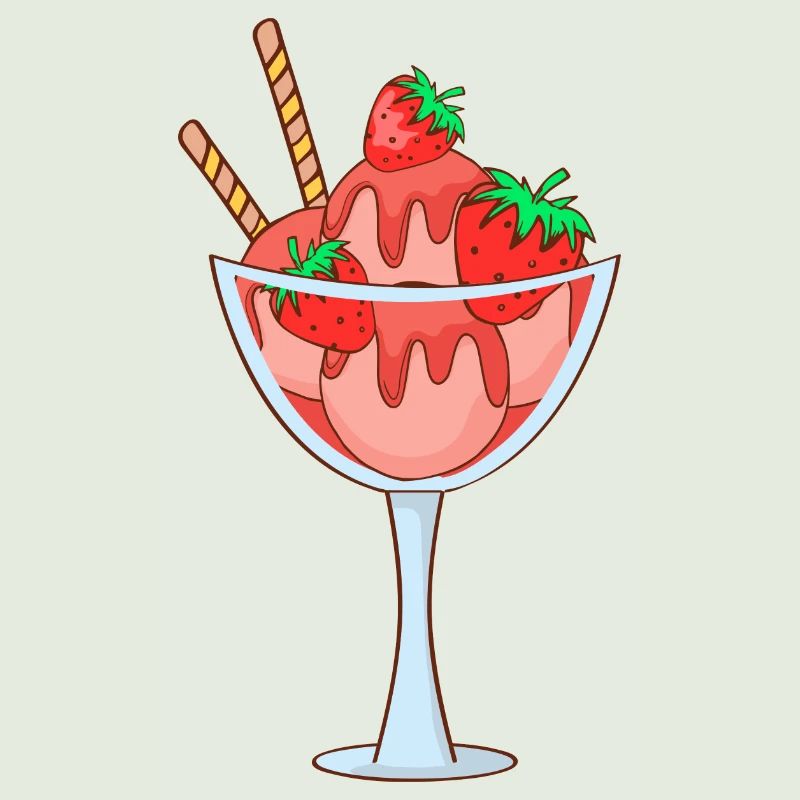 Eis Speiseeis Eiskrem Eiscreme Kugeleis Eisbecher