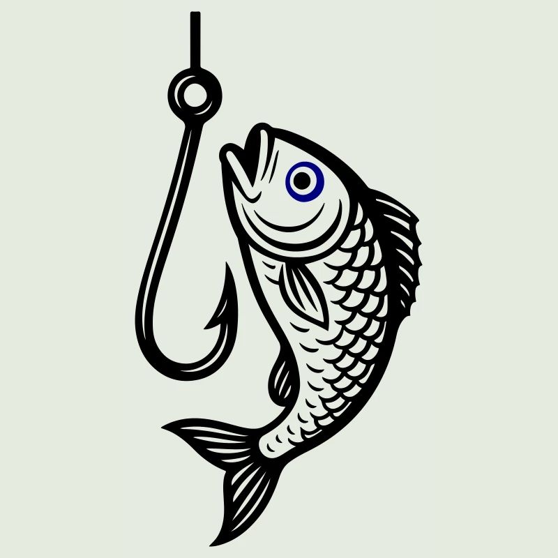 Hameçon Icône de poisson