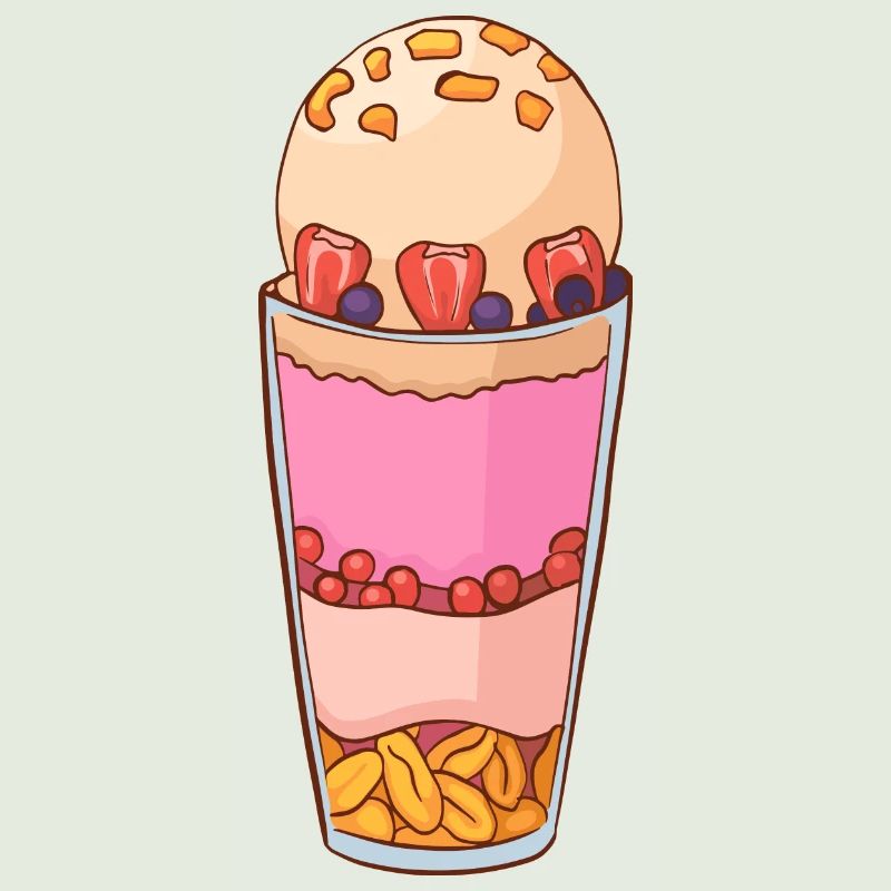 Eis Speiseeis Eiskrem Eiscreme Kugeleis Eisbecher