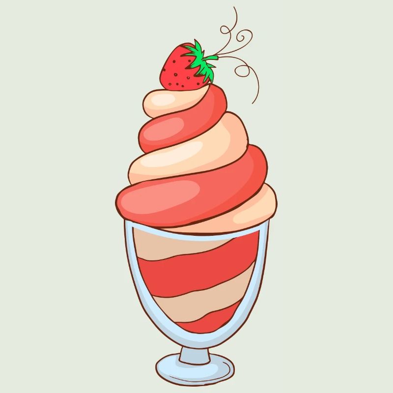 Eis Speiseeis Eiskrem Eiscreme Kugeleis Eisbecher