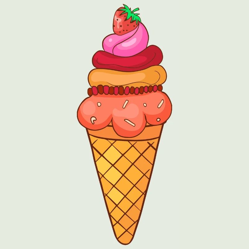 Eis Speiseeis Eiskrem Eiscreme Kugeleis Eisbecher