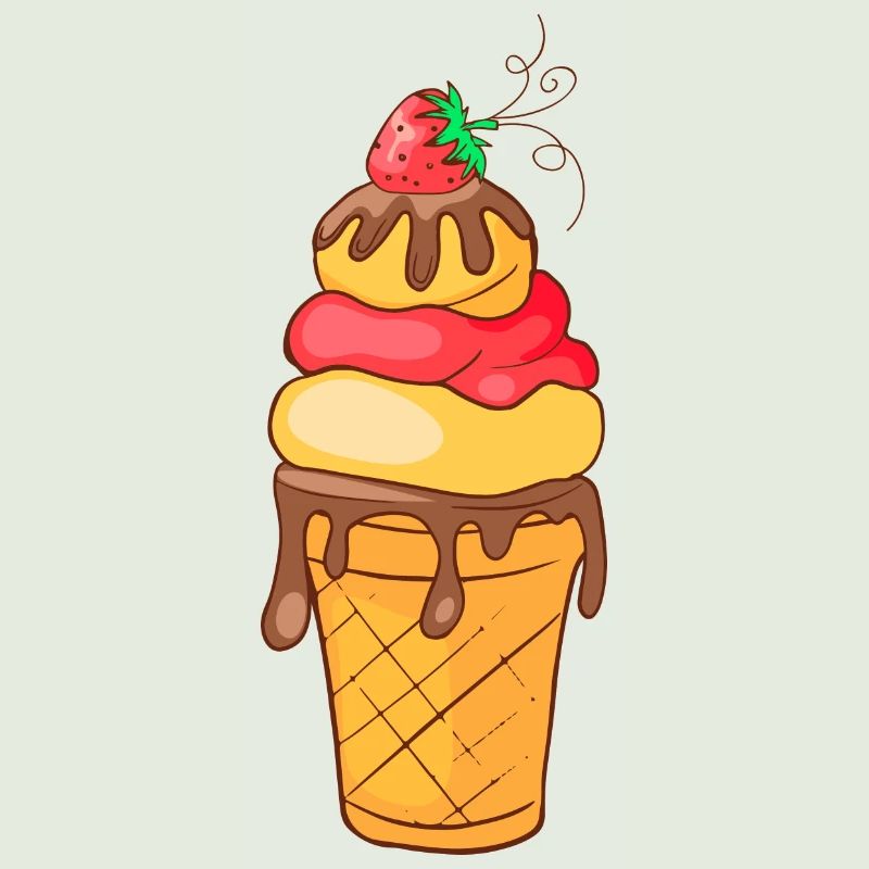 Eis Speiseeis Eiskrem Eiscreme Kugeleis Eisbecher