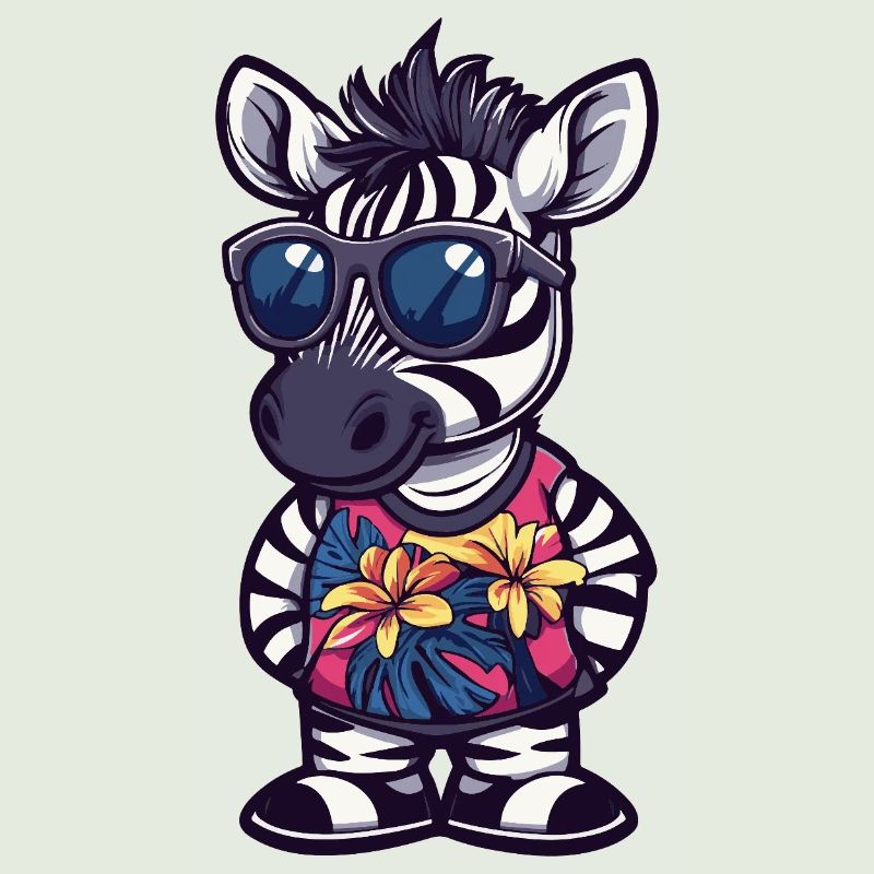 Zebra Comic Vacation