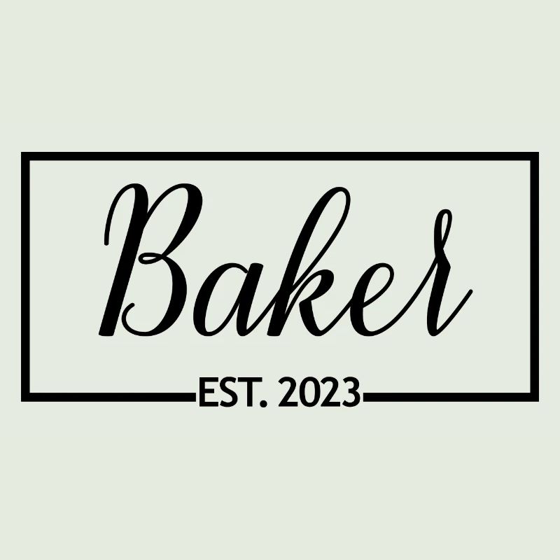 Baker Est. 2023 Backen Gebäck Future Baker Geschenk