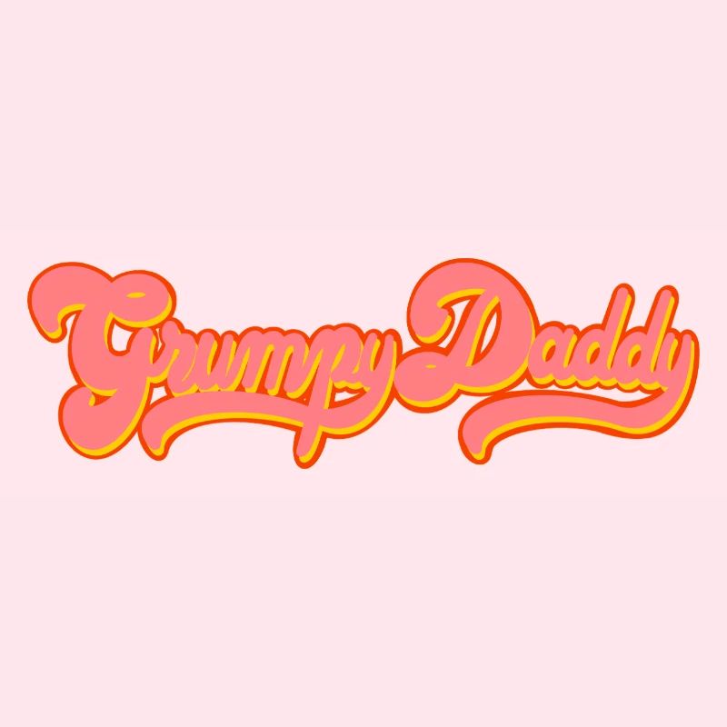 Grumpy Daddy Retro Script - Farbe "Exploitation"