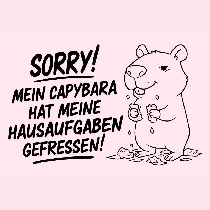 Sorry! Capybara ate my homework