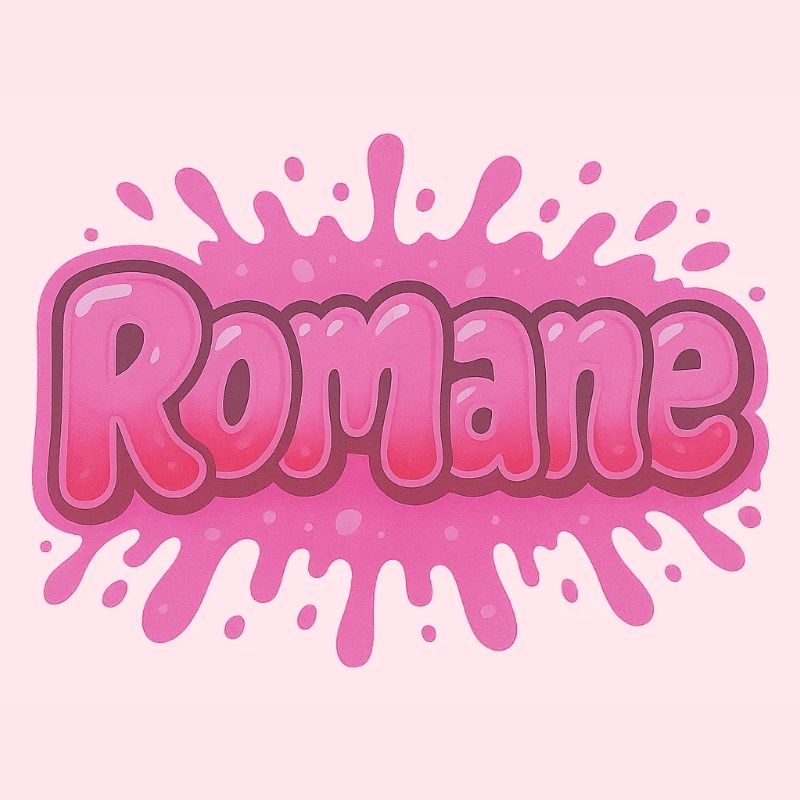Graffiti Romane Name Gift Ideal Printable su