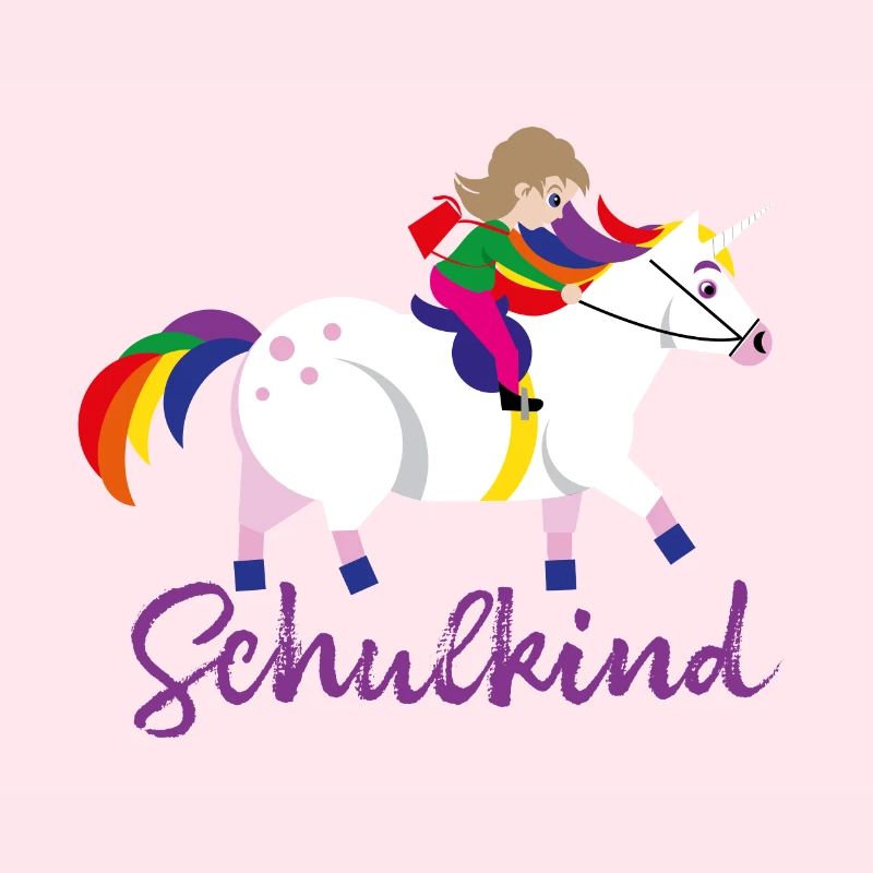 Schulkind Einhorn