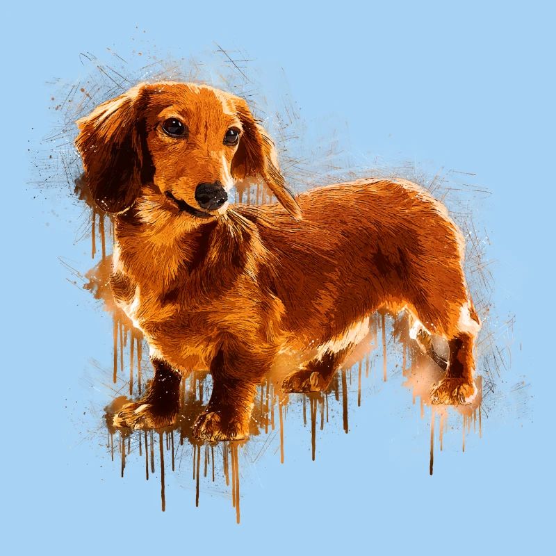 Dessin de teckel
