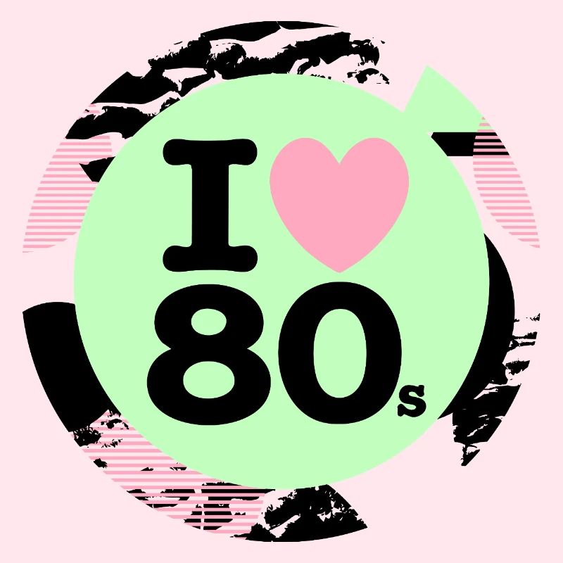  I ♥ 80s – Neon Retro Vibes