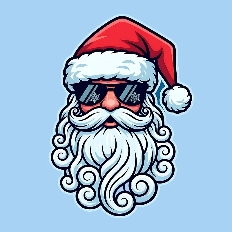 Cooler Santa mit Sonnenbrille