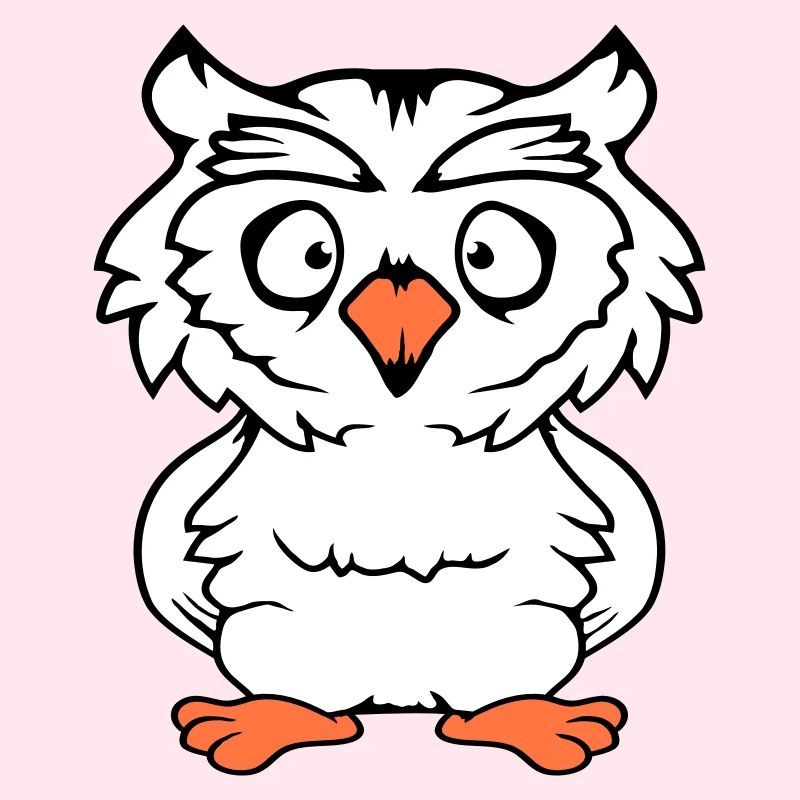 Eule Vogel Uhu Nachtvogel Schleiereule Kauz Comic