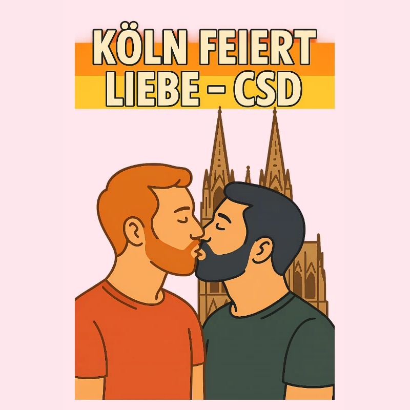 Köln feiert Liebe CSD Maenner