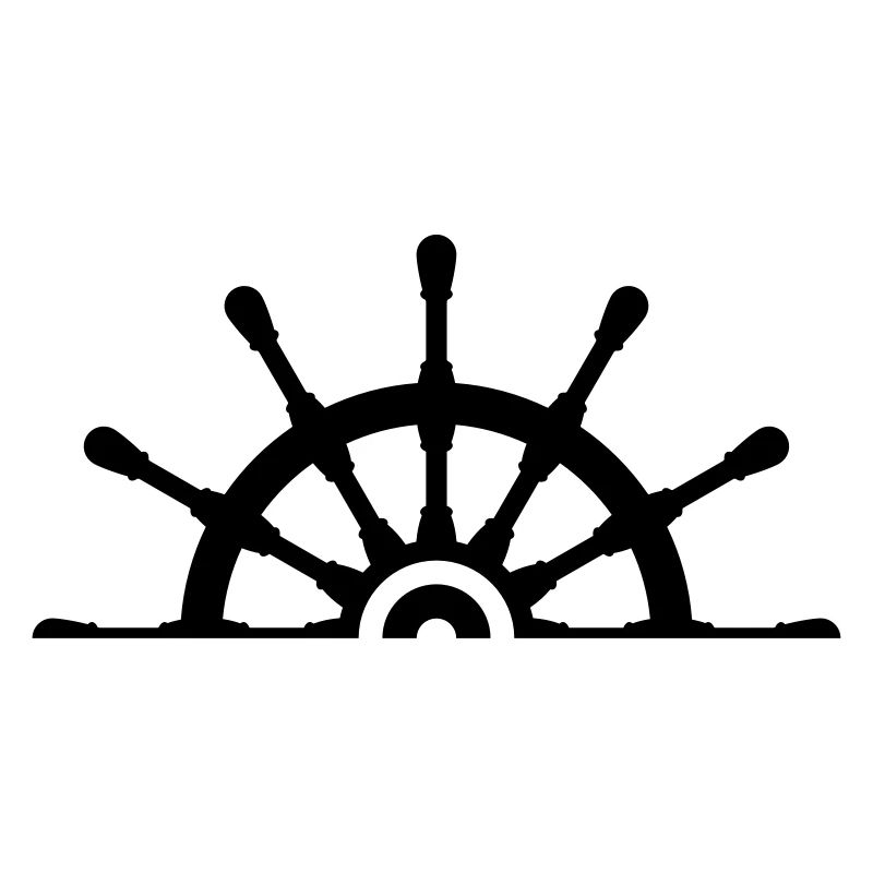 Half Ship Steering Wheel