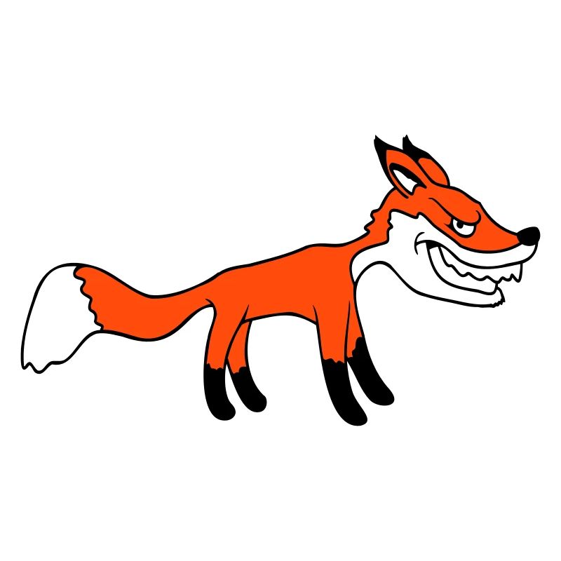 Fuchs Böser Blick Gefährlich Rotfuchs Wildes Tier