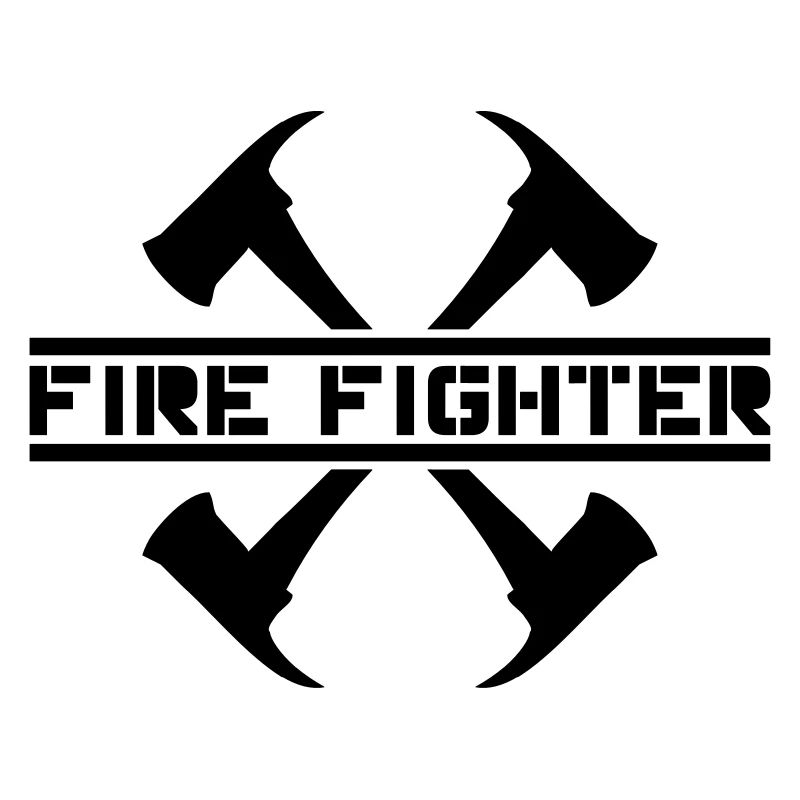 2 fire axes firefighter