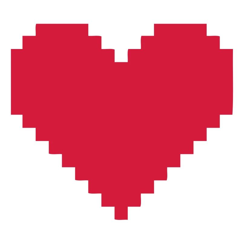 Herz aus Pixel