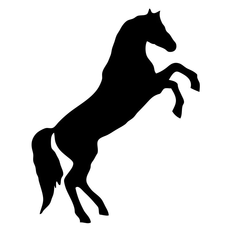 Steigendes Pferd / wildes Pferd