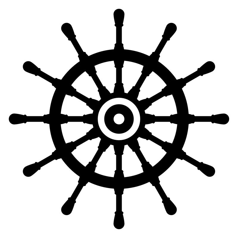Ship Steering Wheel