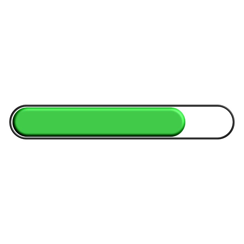 Average gauge Green (three quarters)