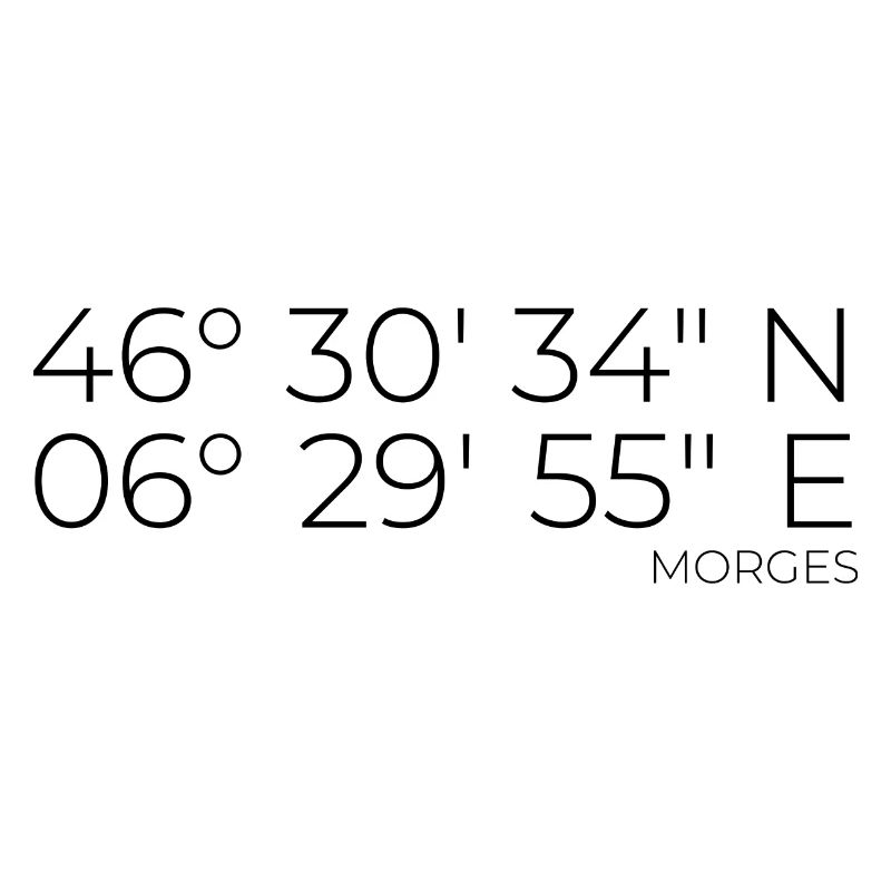 coordinates Morges, Switzerland