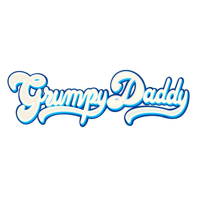 Grumpy Daddy Script - Color "Whipped Cream"