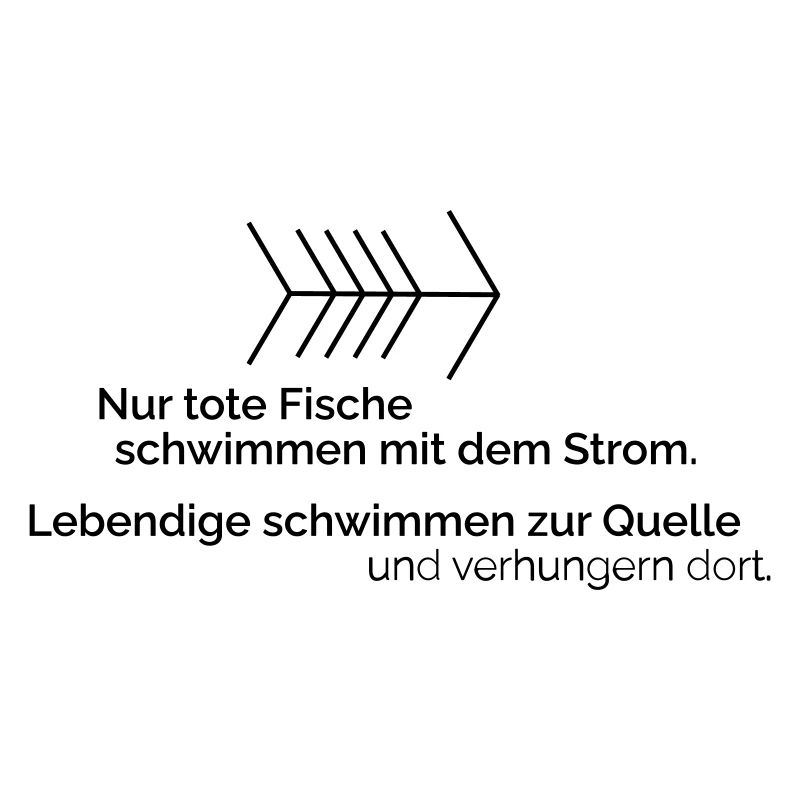 Mit dem Strom