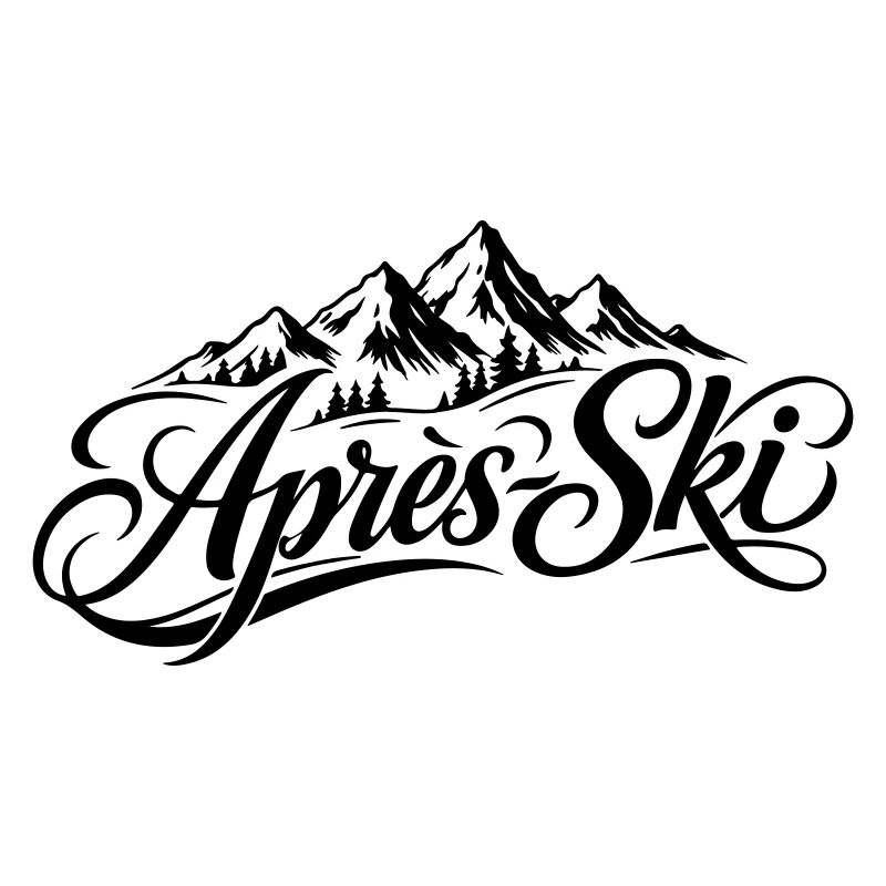 Apres Ski Schriftzug