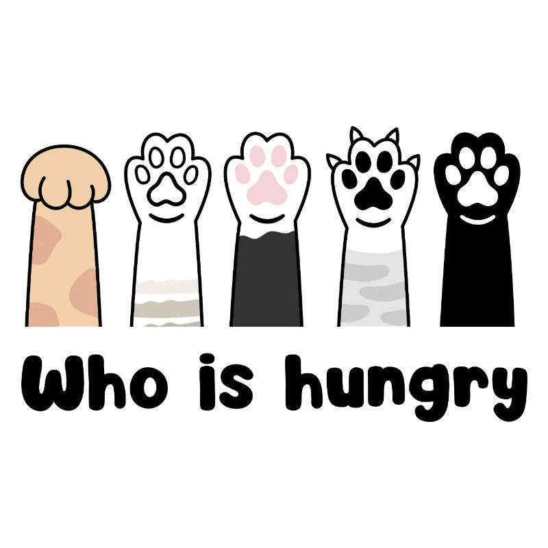 Silhouettes de défilé d’empreintes de pattes