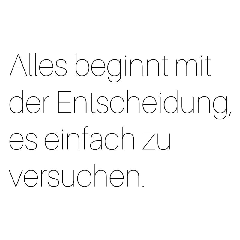 Motivierender Spruch 