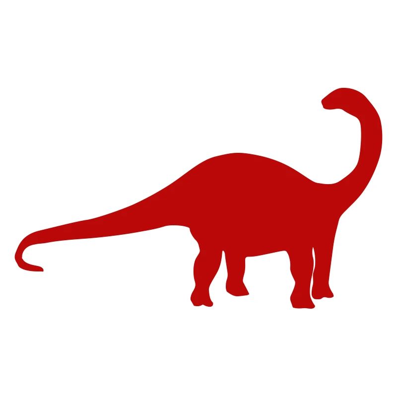 Silhouette du brontosaure