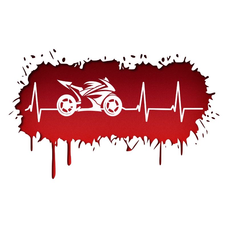 Motorcycle racing driver pulse