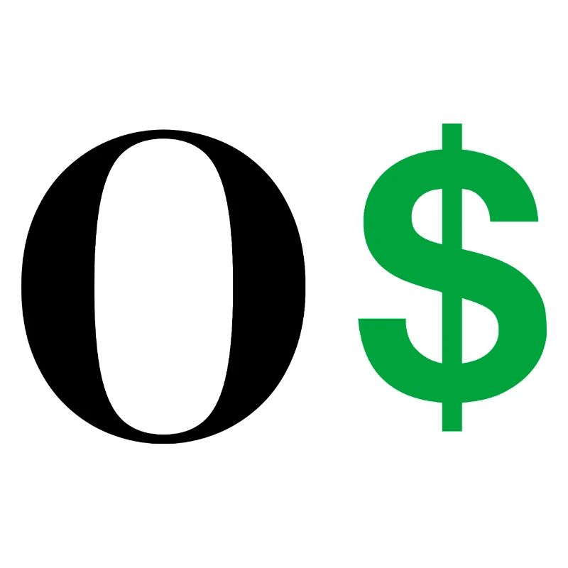 Buchstabe o Dollar