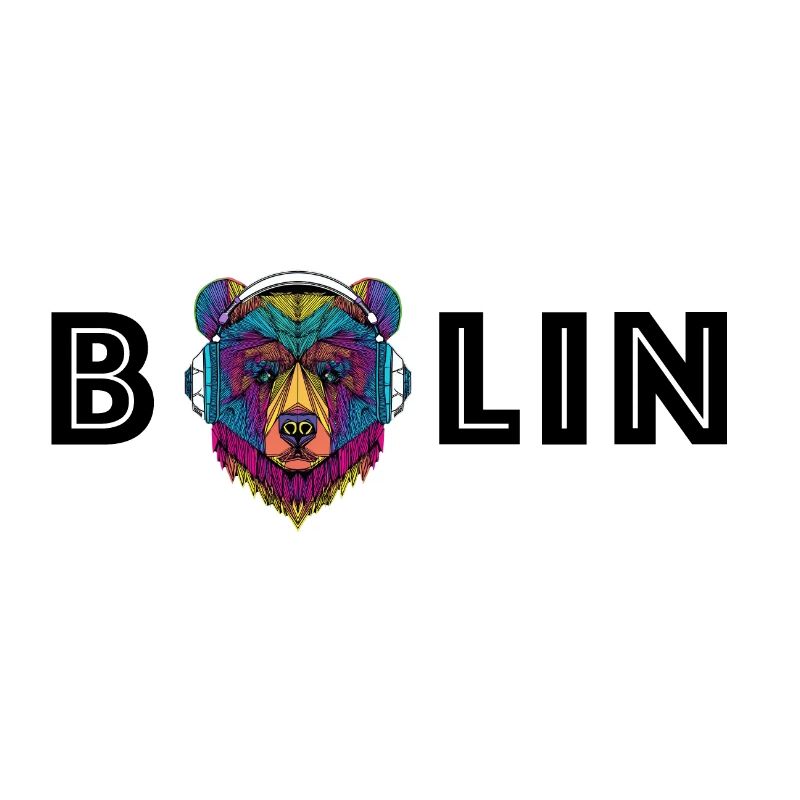 Ours de Berlin avec casque
