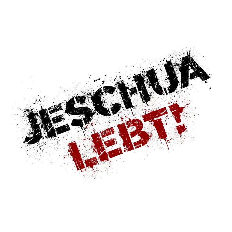 Jeschua lebt schwarz-rot