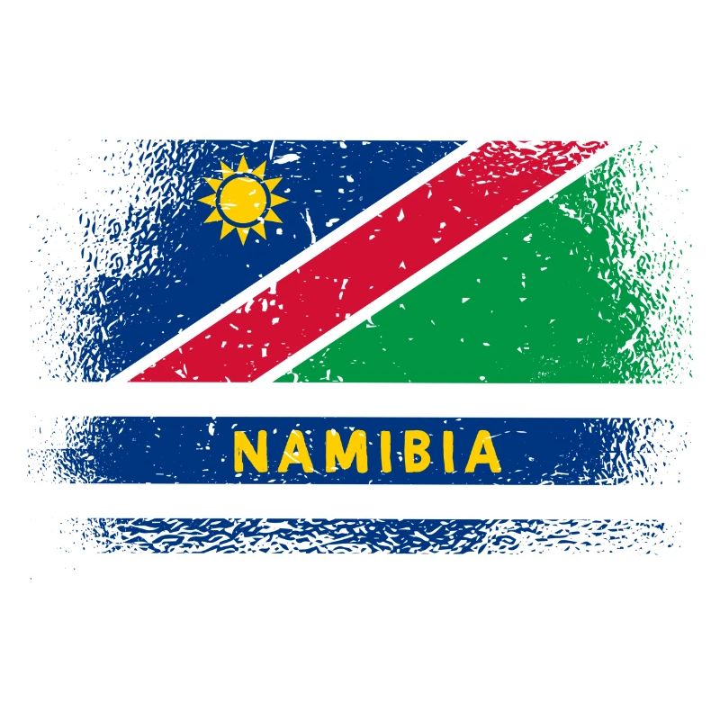 Namibia Flaggen Design