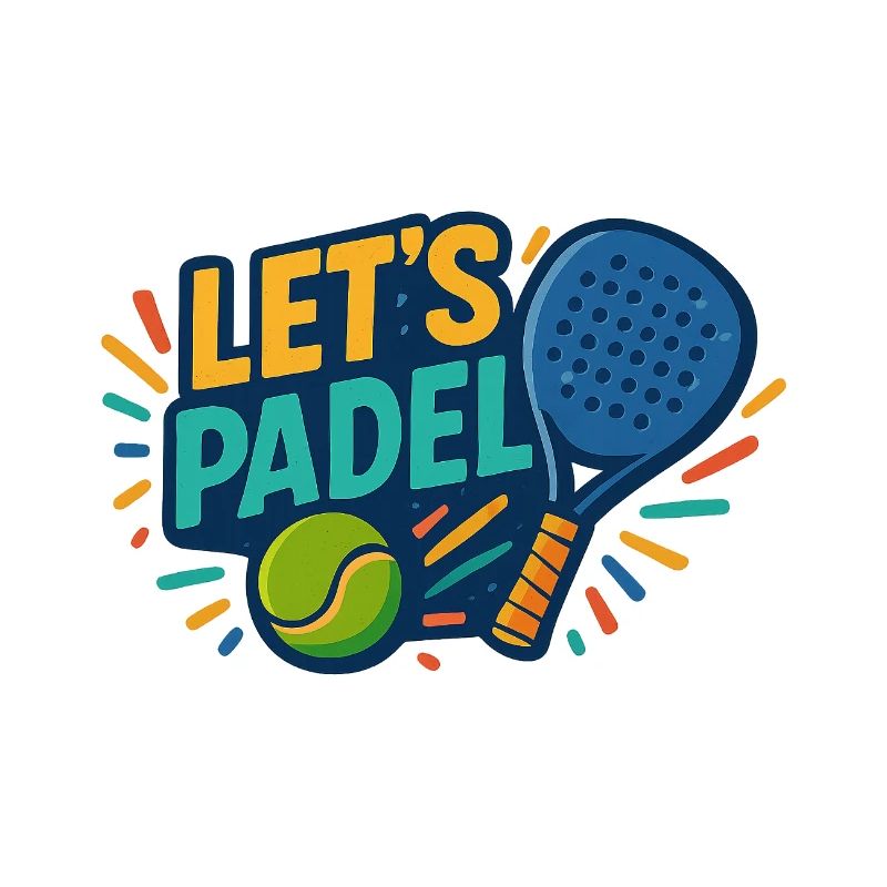Padel Motiv Lets Padel